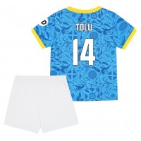Wolves Tolu Arokodare #14 Tretí Detský futbalový dres 2025-26 Krátky Rukáv (+ trenírky)
